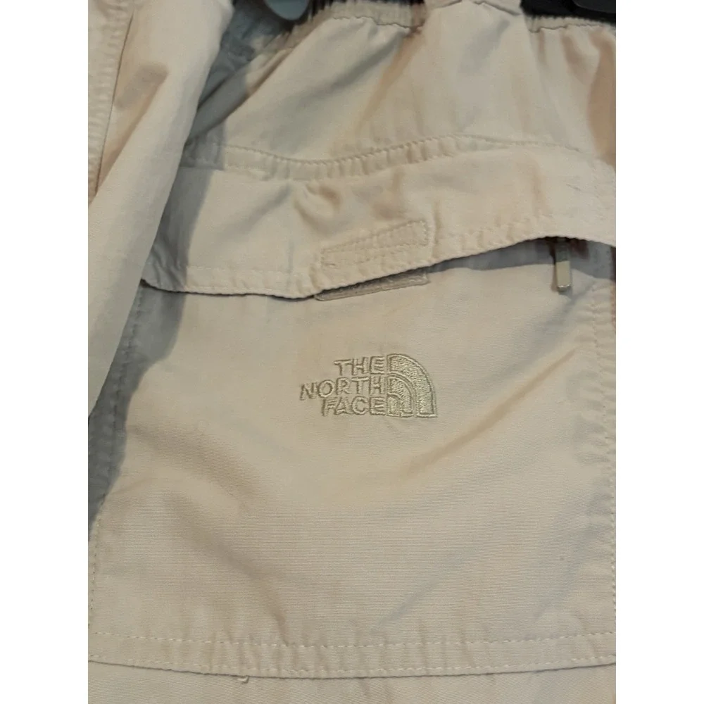 The North Face Pants Mens XL Beige Nylon Convertible Zip Off Hiking Belt